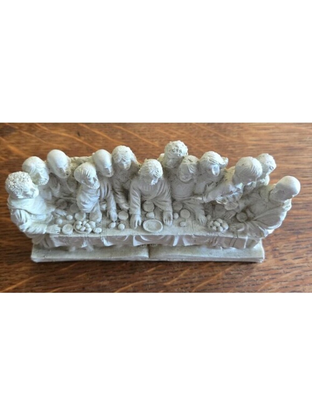 Limited Edition Statue Figurine Last Supper Christ Passover Apostles Resin? 6"
